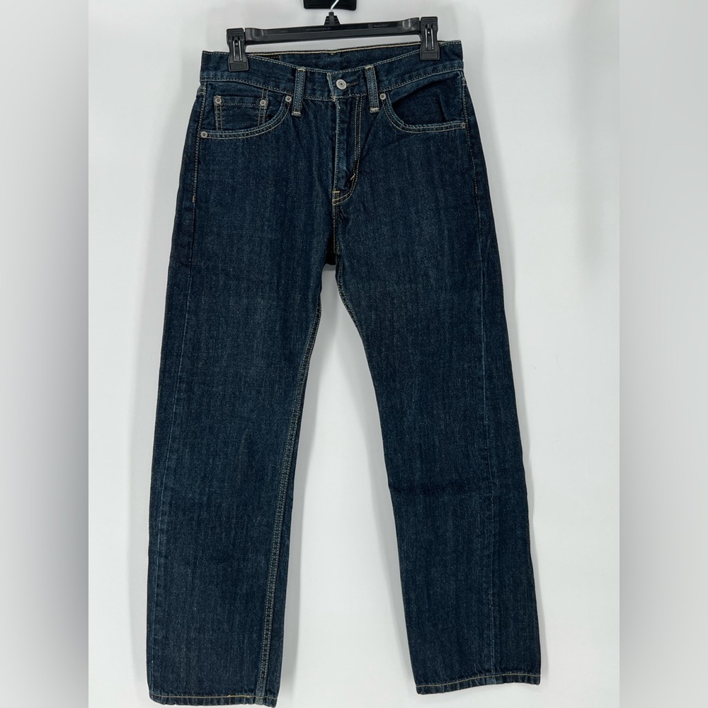 LEVI 505 NWOT DARK BLUE JEANS CLASSIC STRAIGHT LEG TRADITIONAL 5 POCKET JEANS